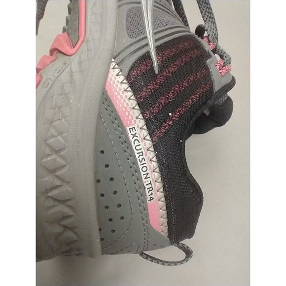 Saucony Shoes Womens 9.5 Wide Gray Versafoam Trail Running React2U Sneakers - Picture 13 of 16